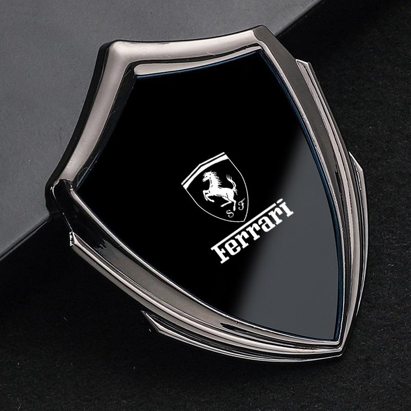 3D Car Decoration Stickers Cool Metal Emblem Sticker Decal For Ferrari 308 328 GTB GTS F355 360 Modena F430 458ltalia 488 F8 F12 MQ4