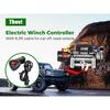 Пульт управления лебедкой, 3-контактный штекер, Пульт дистанционного управления электрической лебедкой с кабелем 9,2 фута для автомобиля, внедорожника