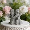 Силиконовая форма для венка из эпоксидной смолы с цветами, ангелочек, креативная форма для DIY-свечей с ангелом для ароматерапии, декор для дома