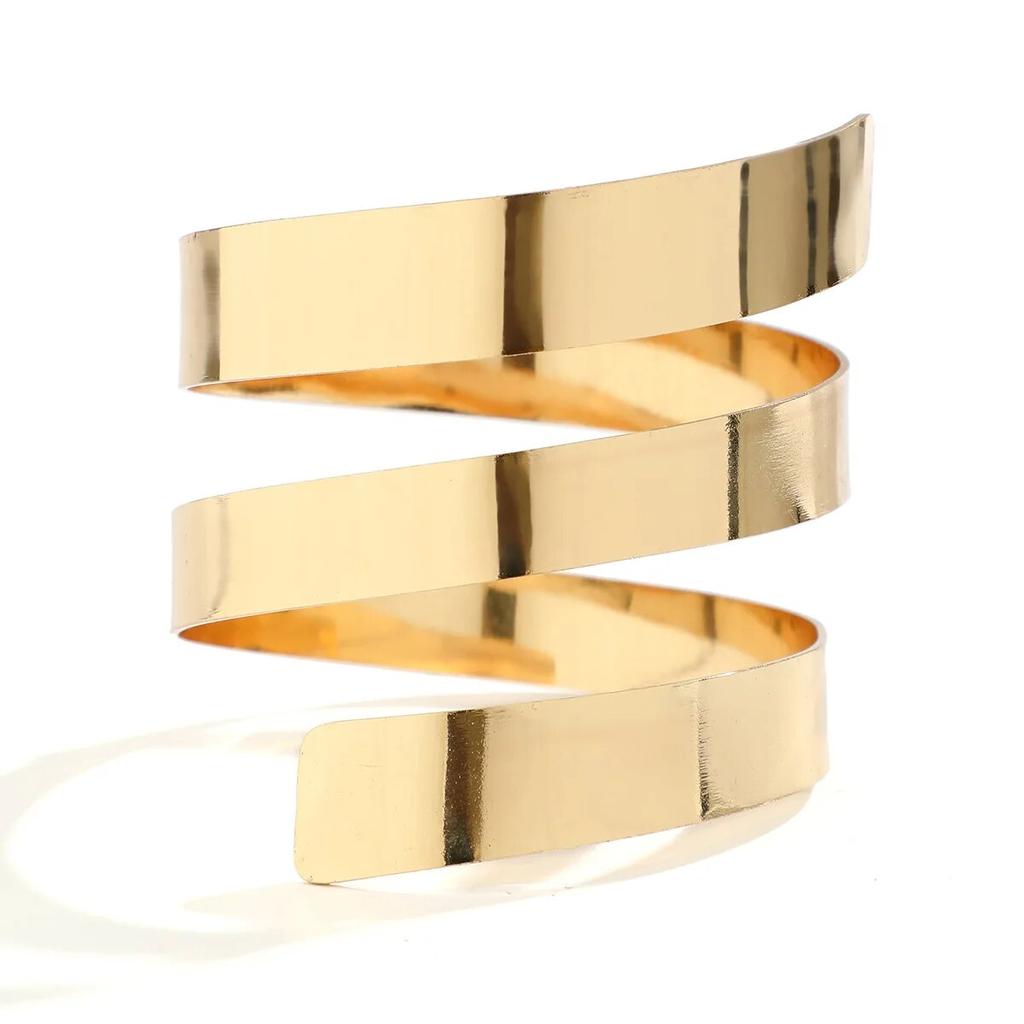 Серебряный/Золотой Цвет Полый Металлический Браслет Простой Открытый Браслет Темперамент Геометрический Браслет-Манжета для Женщин Ювелирные Изделия Аксессуары Для Вечеринок Подарок