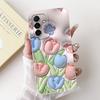 For Samsung Galaxy A16 5G Case A26 A36 A56 Cute Panda Rabbit Cartoon Cover Soft TPU Phone Case For Samsung A16 A 26 36 56 Bumper