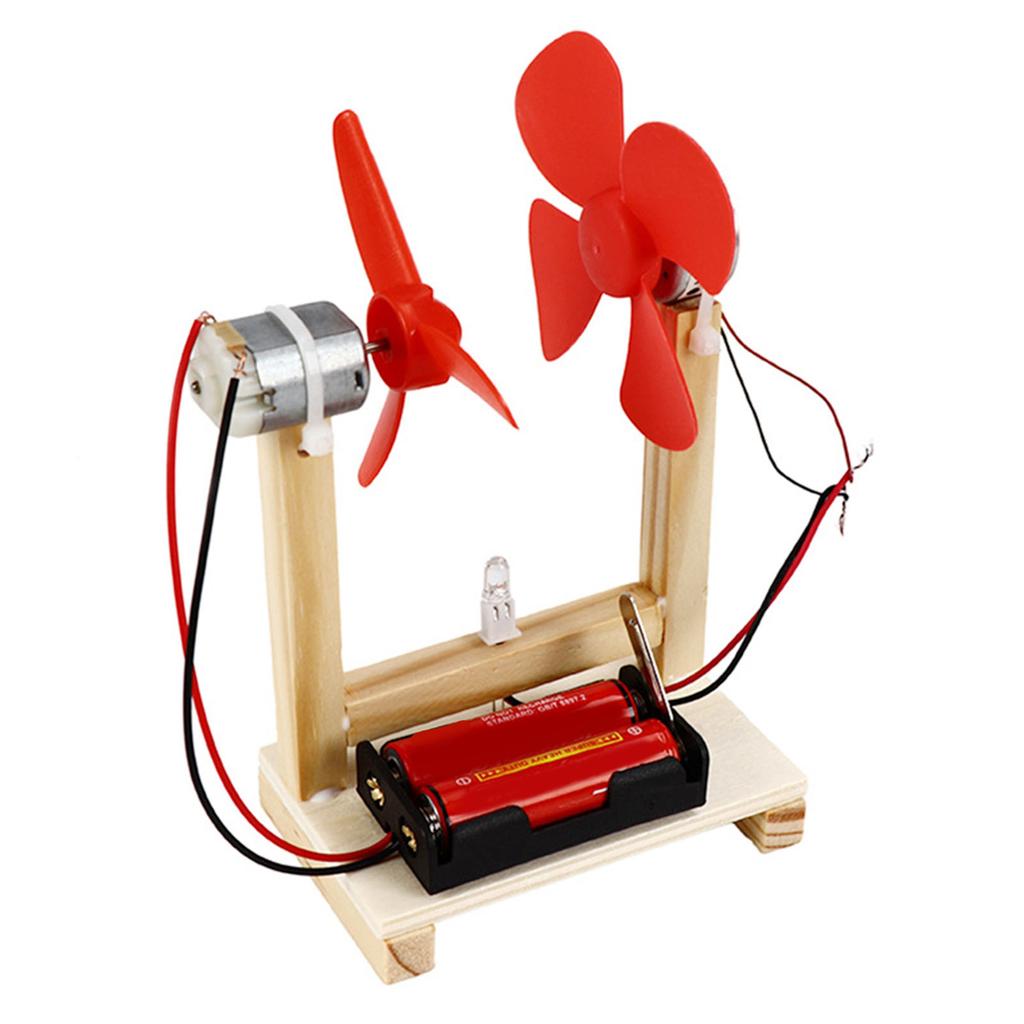 DIY Wind Generator Unique Power Generator Kit Children Educational Toy Kit 1.5V