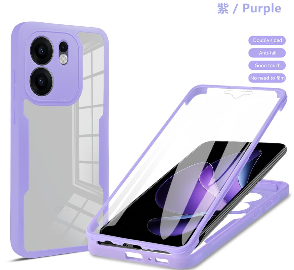 Чехол для OPPO Reno 13F 13FS 5G Reno 14 Pro Reno15 с защитой всего корпуса, противоударный, прозрачный, Fundas Coque Capa