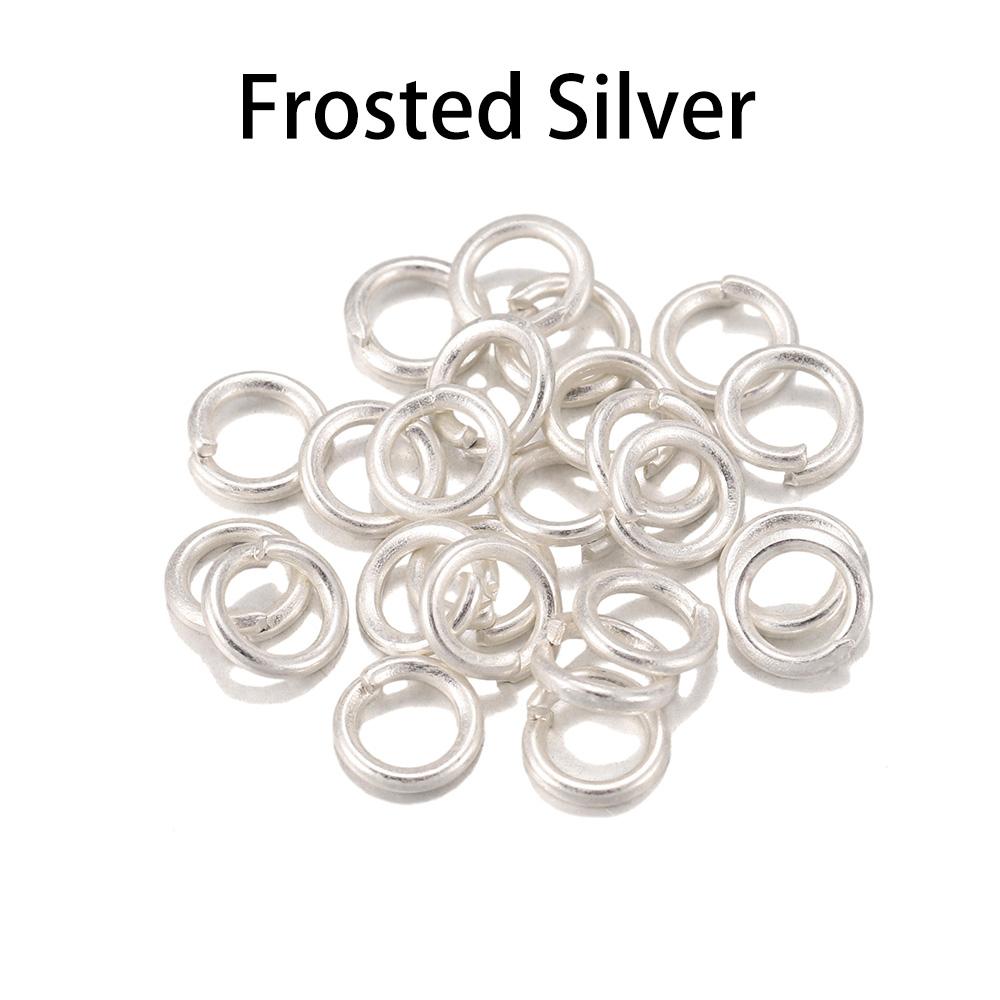 200pcs/Lot 3-10mm Metal Open Single Loops Jump Rings Split Rings DIY Jewelry Making Accessories Findings for Necklace Bracelet
