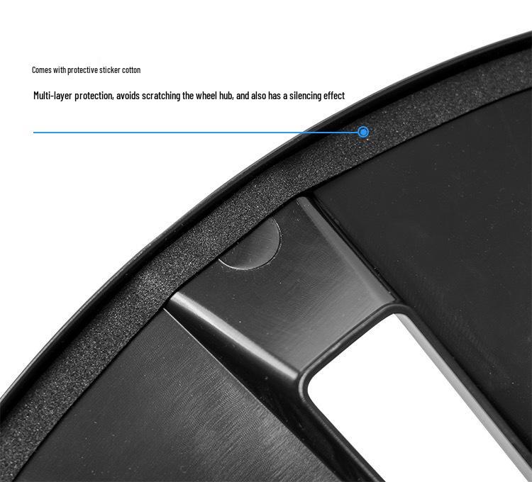Защитная крышка ступицы диска 19" для Tesla Model Y Whirlwind - Модифицированная версия P с прямым углом