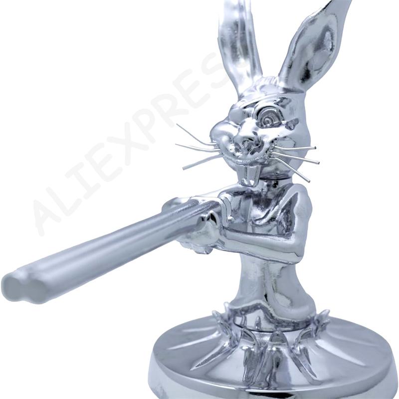 NewNew Shotgun Rabbit Hood Ornament SEMITRUCK Universal Hood