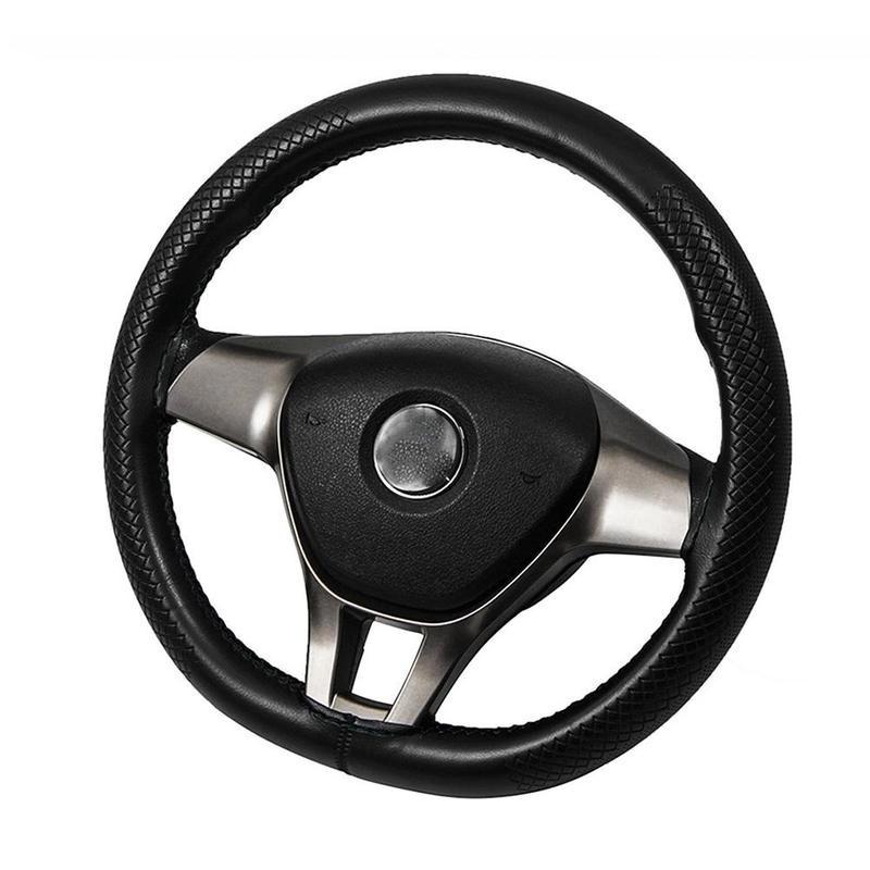 Чехол на руль автомобиля, кожа из микрофибры, перфорированная оплетка на руль, чехлы на руль, подходят для