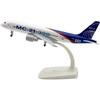 Airplane Toy Russian MC-21 Airlines Die-Cast 20CM Metal Model Plane Toys Souvenir with Plastic Parts for Kids By Aviation Gift