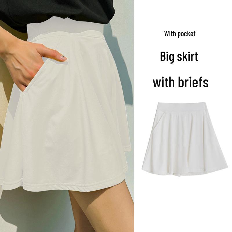 Женский быстросохнущий купальник-плавки с юбкой: Спортивный раздельный купальник с защитой от солнца для серфинга и горячих источников