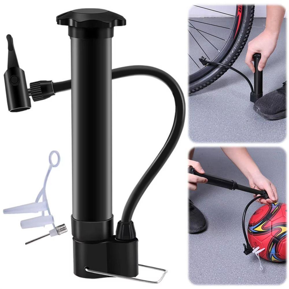 Lightweight Balloon Manual Air Pump 80PSI Bike Tire Inflator  Cycling Accessories