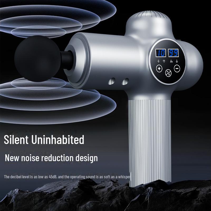 Электрический массажер для глубокой мышечной релаксации с пересечением границ: Портативный пистолет для массажа шеи и тела