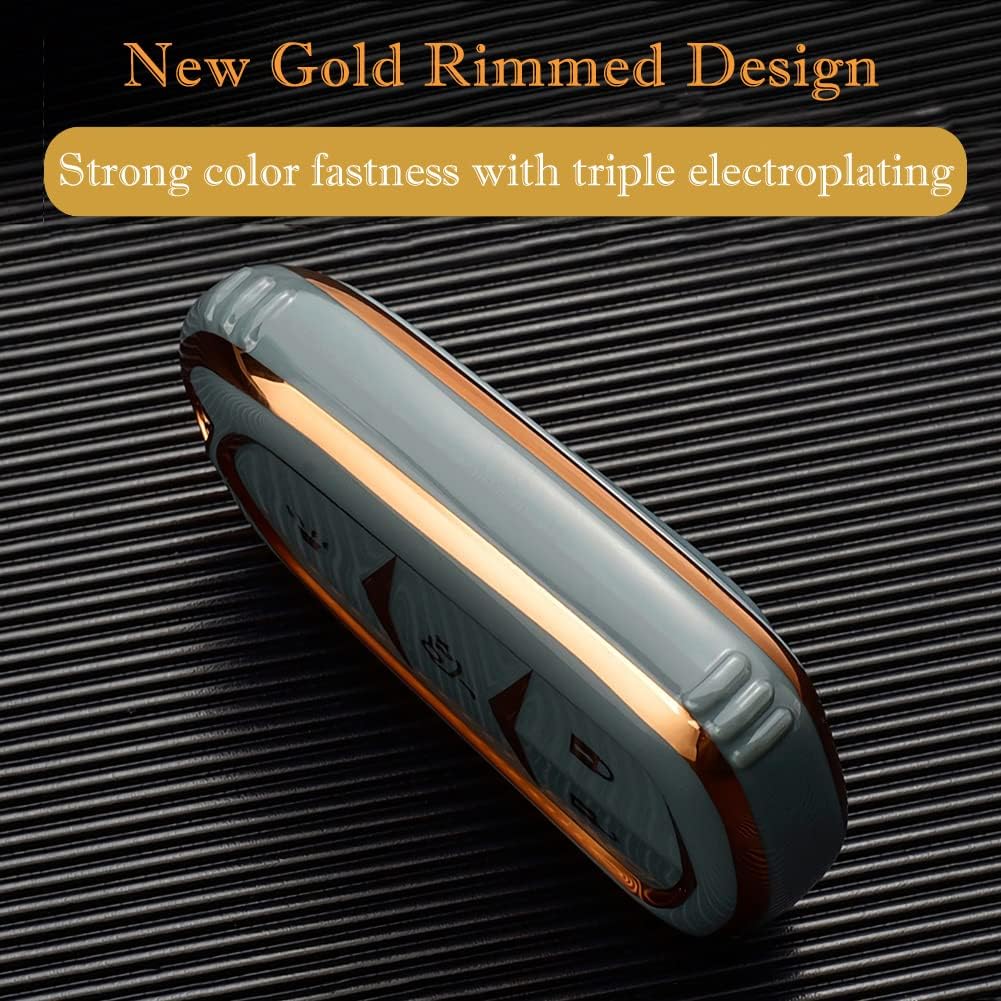 Чехол для ключа Cadillac Escalade Key Fob Cover, чехол для ключа Cadillac ATS CTS CT6 STS SRX XT5 Key Fob Case Premium Soft TPU Full Protection Smart Key Holder