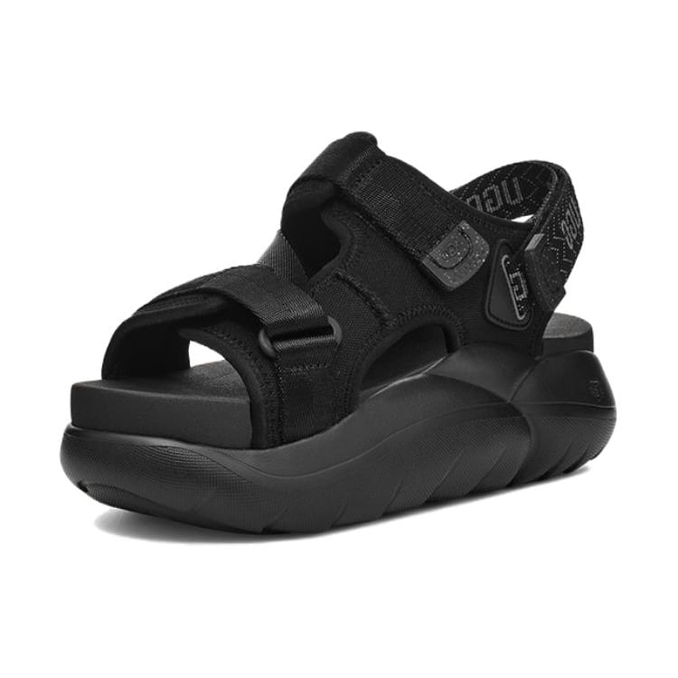 UGG Тканевые пляжные сандалии женские черные 1152688-BLK