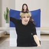 Alysa Liu Warm Blanket For Living Room  Trend Throw Blanket Winter Travel Office Flannel Bedspread