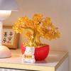 Facai Tree Zhaocao смоляные украшения открытие телевизор кошка гостиная переезд новый дом гостиная настольное украшение подарки