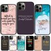 Известная мотивирующая цитата о жизни Чехол для телефона Cover Для iPhone 17 Air 16 15 14 13 12 Pro Max 11 Pro Max Plus Coque