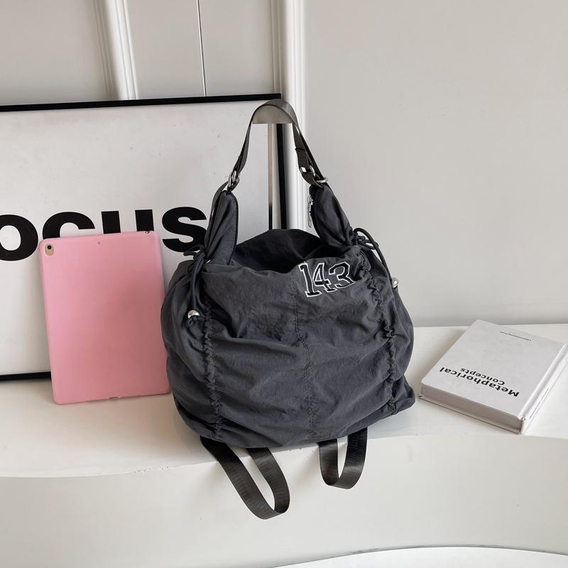 Холщовая сумка на плечо, студенческая сумка, рюкзак, многофункциональная сумка с буквами