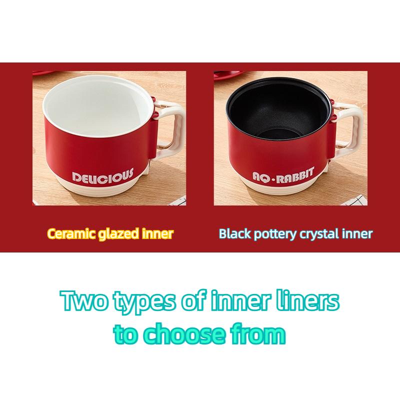 Портативный электрический горшок для готовки, Мини-электрокастрюля, Мультиварка для лапши быстрого приготовления, Универсальный электрический горячий горшок