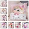 Cute Girl Cat Decorative Pillowcase Living Room Office Ornaments Home Pillowcase