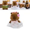 Wedding Themed Capybara Plush Toy With Detachable Clothes For Couples Gift