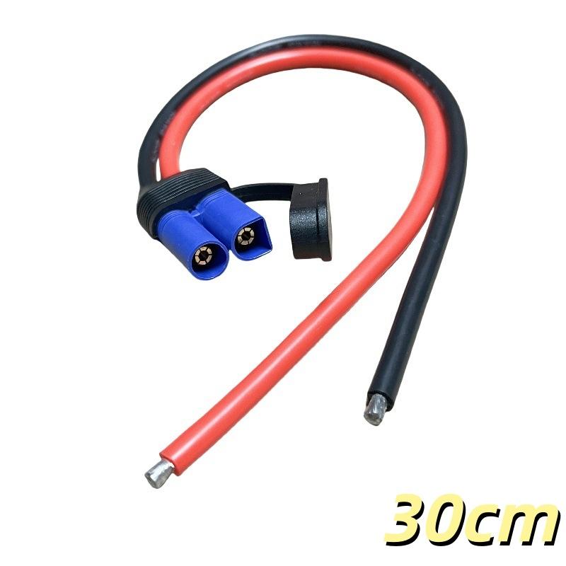 100 Вт Ec5 Провода для аварийного запуска мотоцикла Высокомощный 10AWG Силиконовая линия Ec5 Штекер папа/мама к кабелю подключения с клеммой типа O
