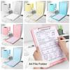 File Storage A4 File Clipboard Box Case Large Capacity A4 File Folder Writing Clipboard  Test Paper