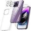 Case - TPU - for iPhone 14 Pro - Scratch-resistant - Shockproof - Transparent