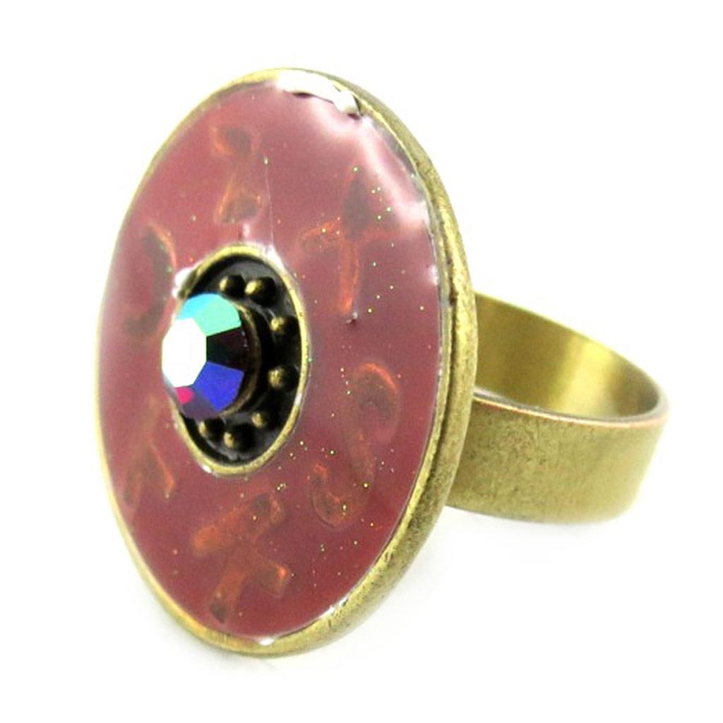 Les Trésors De Lily [E2589] — Красное дизайнерское кольцо «Byzance»