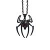 Black and Red Crystal Spider Pendant Necklace
