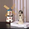 Modern Retro Dutch Windmill Wine Cabinet Tabletop Decoration