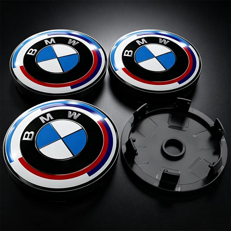 NAZF2 BMW E90 E87 F30 E60 F01 F02 G20 G30 F22 X1 X3 X4 X5 X6 68/56mm 4Pcs Wheel Center Cover Wheel Hub Center Integrated Cover Badge