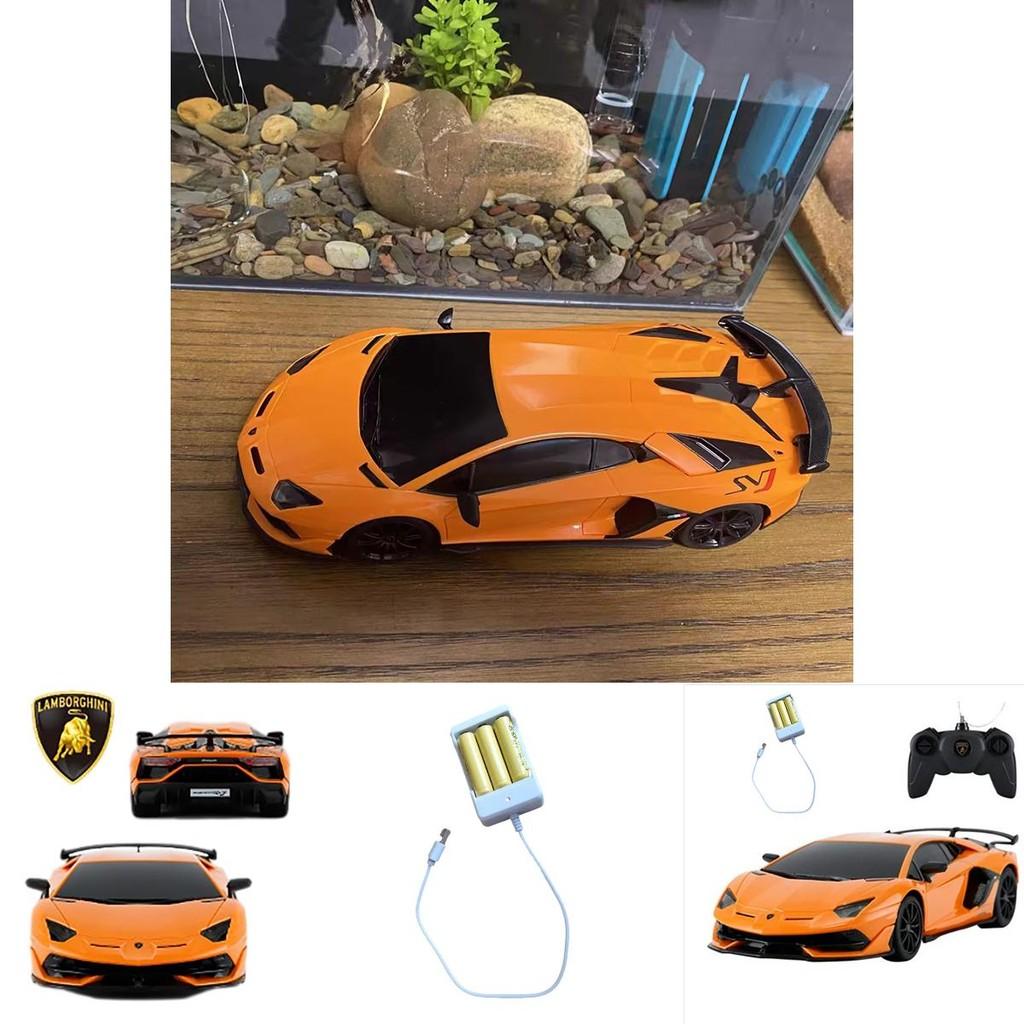 Модель автомобиля Lamborghini на радиоуправлении, перезаряжаемая детская игрушка, подарок для мальчиков, спортивный автомобиль