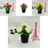 Rose Synthetic Plant With Injection Molding For Gift Arrangements And Interior Design