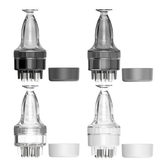 Портативный аппликатор для кожи головы, сыворотка для роста волос, питательное масло, мини-портативная жидкая массажная расческа для корней волос с масштабным дизайном, уход за волосами