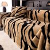 Luxury Leopard Sofa Cover Furry Blanket Plush Universal Couch Towel Sofa Cover Home Decor Blankets For Living Room Bedroom