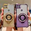 Redmi9c Роскошный чехол-держатель с покрытием для Xiaomi Redmi 9c 10a 10c 12c 9 10 12 4g A1 A2 A3 Противоударный силиконовый чехол-подставка Redmi10a