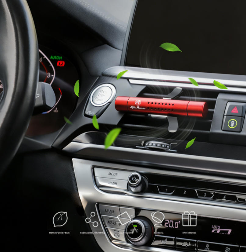 IJOPV1 Automotive Aromatherapy Stick Freshener Trim Accessories For Alfa Romeo 159 156 147 Mito Giulia Giulietta