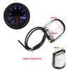 2 дюйма 52 мм Тахометр Тахометр Измеритель оборотов Цифровой 7-цветный светодиодный дисплей Автомобиль