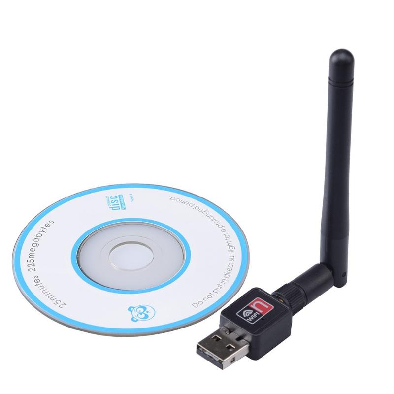 1 Комплект Wi-Fi Приемник Передатчик Донгл 2 дБ/5 дБ 150 Мбит/с Беспроводная Сетевая Карта USB 2.0 802.11 B/G/N Lan Wi-Fi Адаптер с Антенной