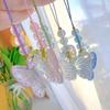 Cute Sweet Butterfly Pendant Phone Lanyard Cellphone Case Strap For Girls  Phone Chains Car Keychain