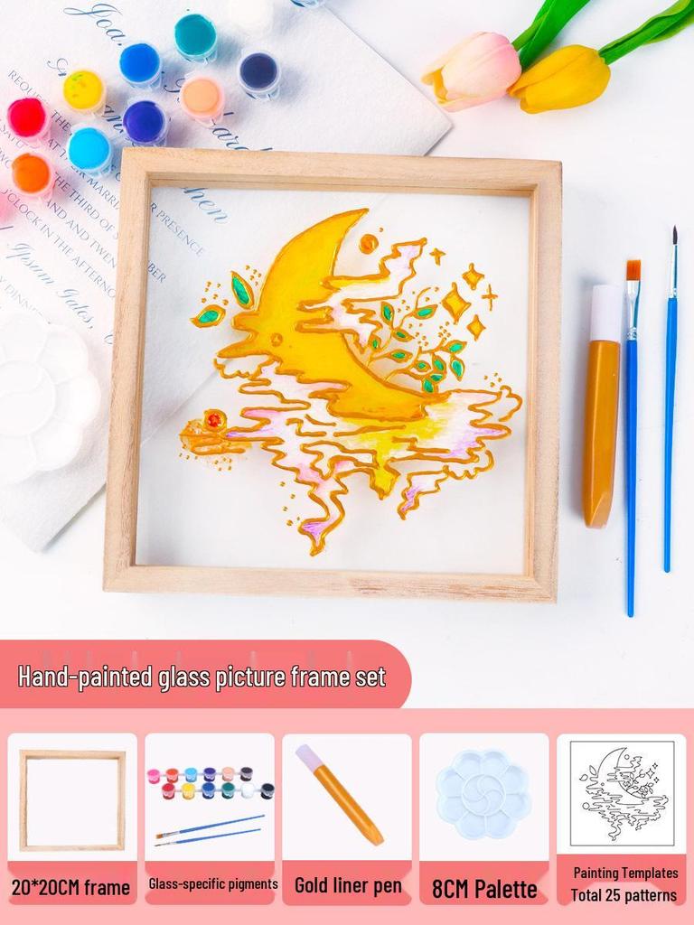 Набор для рисования акриловыми красками «Сделай сам» с фоторамкой – Креативный подарок на день рождения для детей