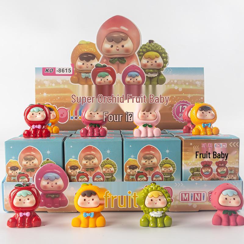 Популярная рождественская кукла Abubu от Pop Mart, елочное украшение, игрушка-сюрприз
