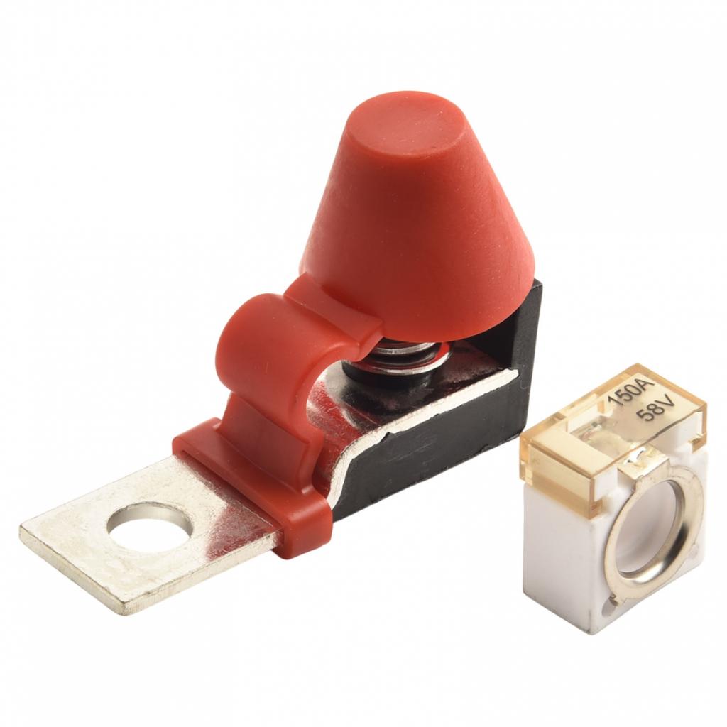 Держатель предохранителя для аккумулятора 100А 150А 200А 250А 300А 58В постоянного тока Защита цепи