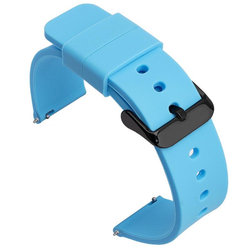 Silicone Watchband Strap Quick Release Band 12mm 14mm 16mm 18mm 19mm 20mm 21mm 22mm 24mm Universal Wristband Belt Accessories