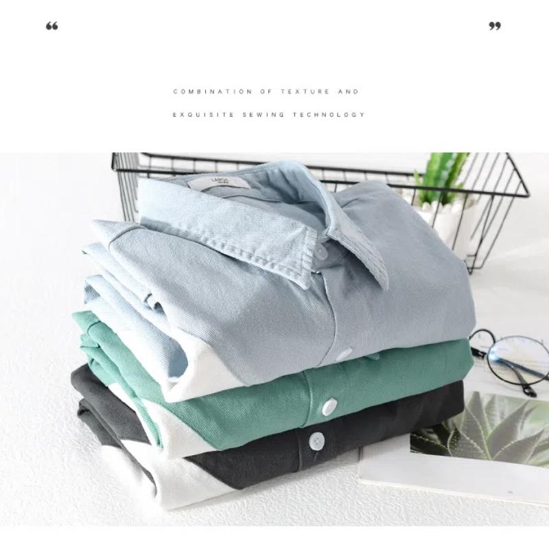 Корейская мода пэчворк мужские рубашки летние повседневные красивые рубашки с коротким рукавом из чистого хлопка мягкая и удобная мужская одежда