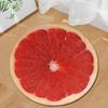 Round Carpet Fruit Orange Lemon Living Room Rug Bedroom Kitchen Entrance Doormat Yoga Mat Chair Cushion Home Decor Carpet