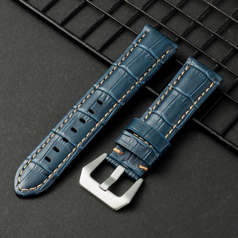 Матовый ремешок для часов из кожи Crazy Horse в стиле ретро 22/24/26 мм - Европейский и американский стиль