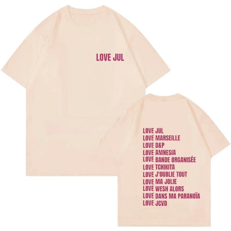 Rapper Jul Graphic Vintage Tshirt Unisex Women Fashion Hiphop T Shirt Funny Summer Short Sleeve Tshirts Aesthetic Streetwear