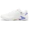 Li Ning Thunder Series Pro Удобные амортизирующие нескользящие износостойкие низкие кроссовки для бадминтона унисекс белые фиолетовые AYAT009-1