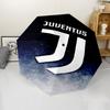 Juventus FC logo Print Automatic Umbrella, 8 Rib Iron Frame, Plastic Handle, Suitable for Outdoor Travel &Daily , Ideal Gift
